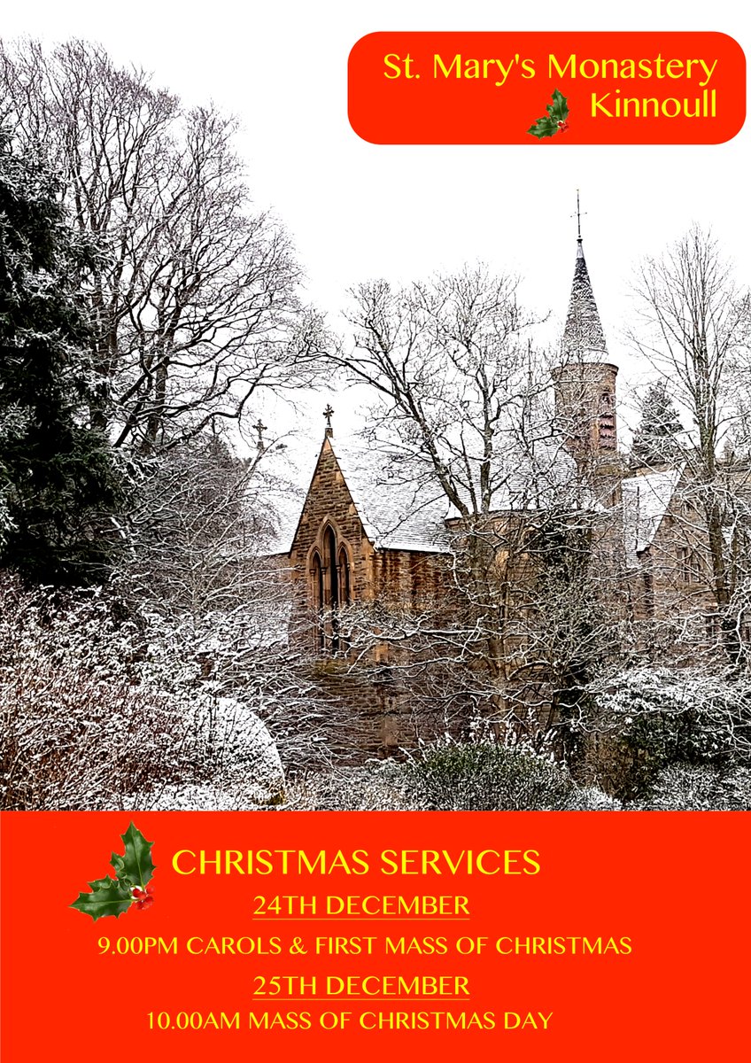 Christmas Services at the @StMarysKinnoull #redemptorists #kinnoull #christmas #christmasservices