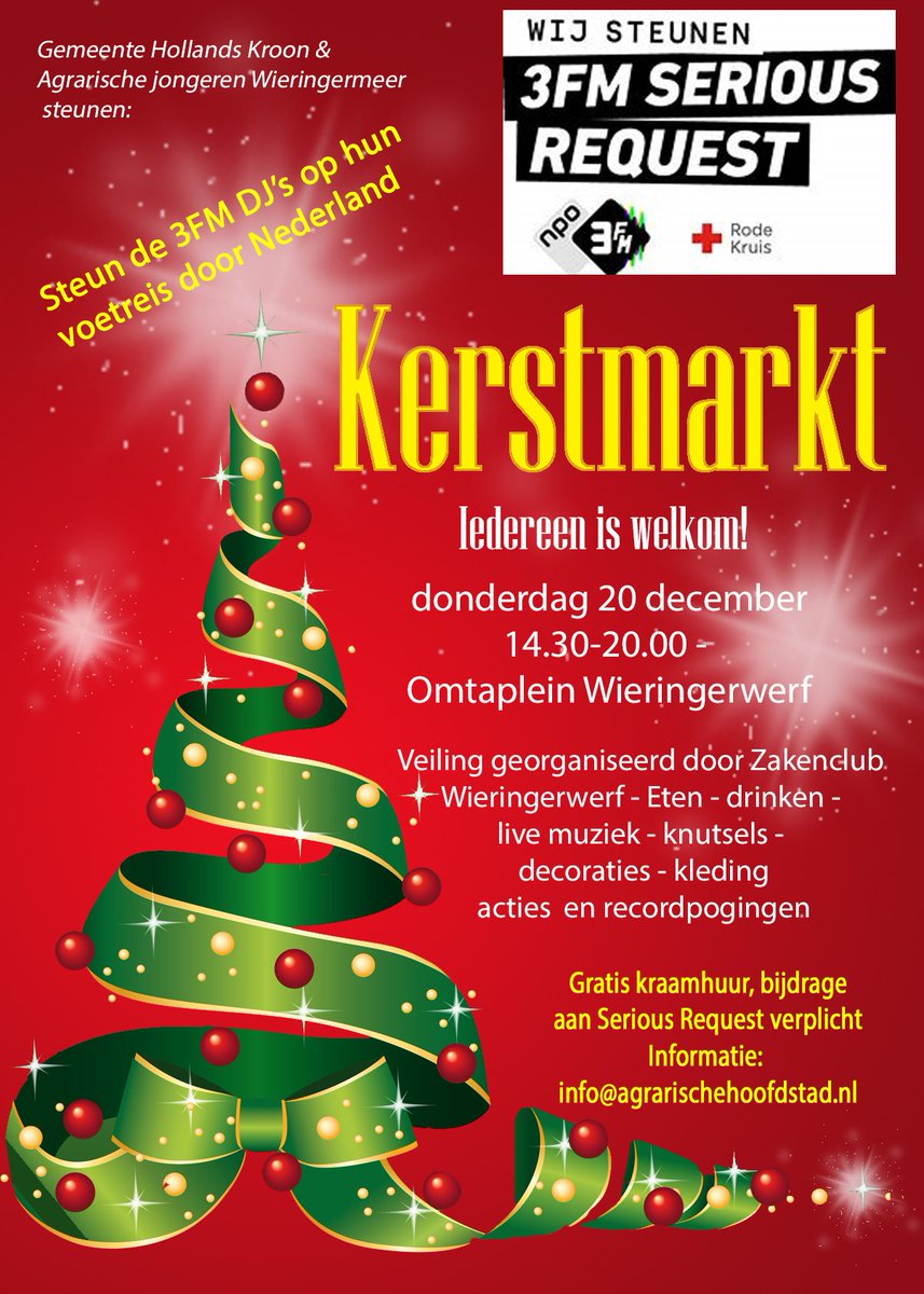 Take Away Thursday komt eraan! Win-win, je steunt Serious Request, en je krijgt een mooie stamppot gemaakt met groenten van onze boeren! Bestellen kan via agrarischehoofdstad.nl/seriousrequest