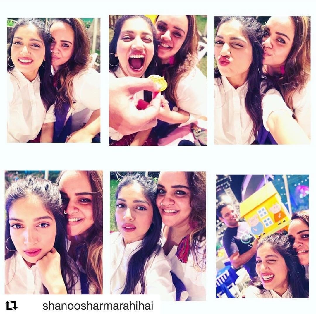 bhumipednekar's tweet photo. ❤️ 
#Repost from @Shanoozeing
・・・
Let’s concentrate on the kids shall we? Well aren’t we doing that already. #unbreakableteam #bhumzu #click #sistersquad @bhumipednekar https://t.co/uNhHPWpHaq
