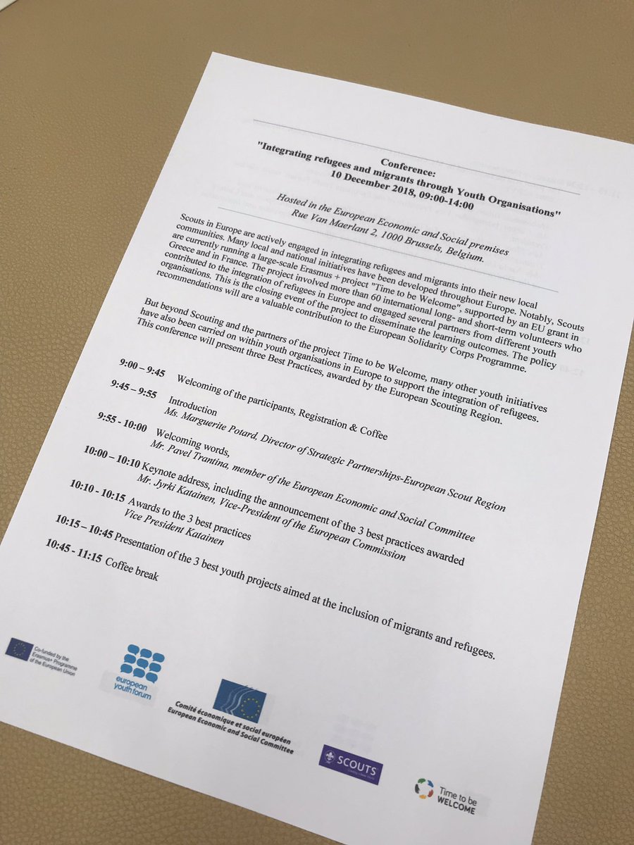 timetobewelcome's tweet photo. Today is the final event for the weekend, our conference on intergrating refugees and migrants through Youth Organisations! #strongertogether #timetobewelcome https://t.co/hIgUoziJnp