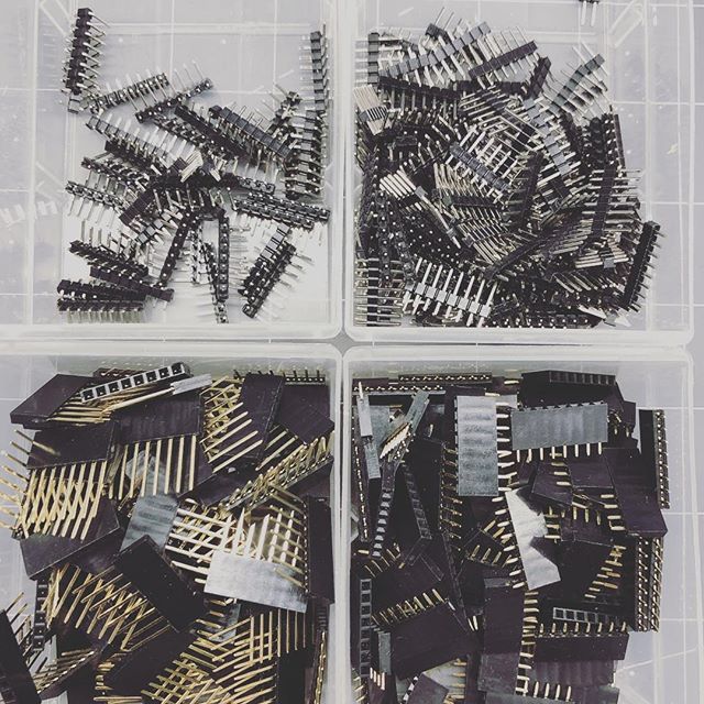 iamJamesHannam's tweet image. I know I know... I have a D1 mini “problem” ... these are the spare headers (1set comes with each D1 PCB) that are left over from the D1 boards I’ve used this year... so far, 1200... erm... #maker #makersgonnamake #d1mini #stem #steam #makersmovement ift.tt/2Qp9oQM