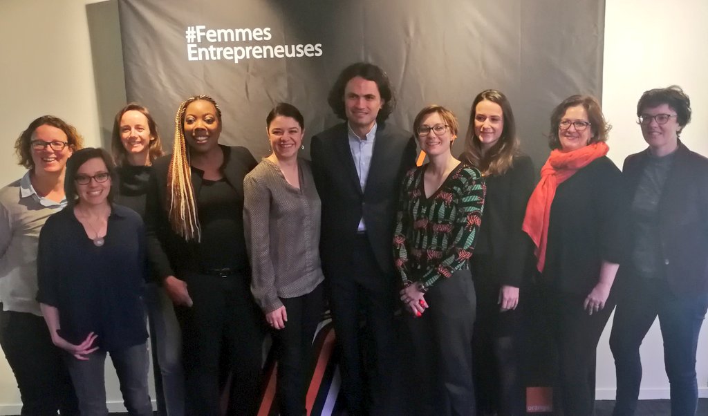 Ravi de lancer aujourd’hui à #Rennes le programme #FemmesEntrepreneuses !
Un engagement d’<a href="/Orange_France/">Orange France</a> pour l'accompagnement de femmes qui souhaitent entreprendre, avec
10 femmes soutenues par #OrangeOuest
#OrangeStartups