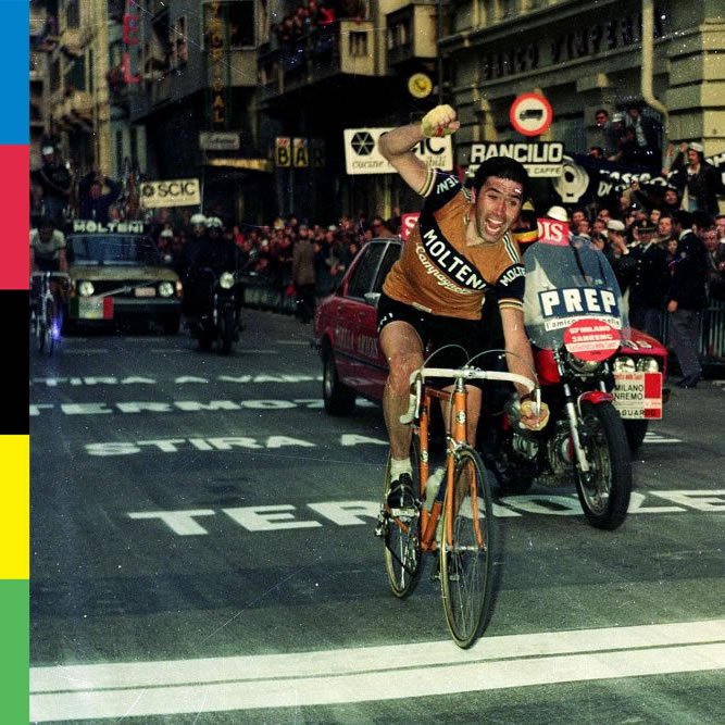 It's time for a Christmas giveaway and what a cracker we have for you...

We have an official <a href="/SANTINI_SMS/">Santini Cycling</a> UCI World Champion 2018 Jersey signed by the greatest of them all, Eddy Merckx. 

Simply follow &amp; RT for your chance to win. #Yorkshire2019
