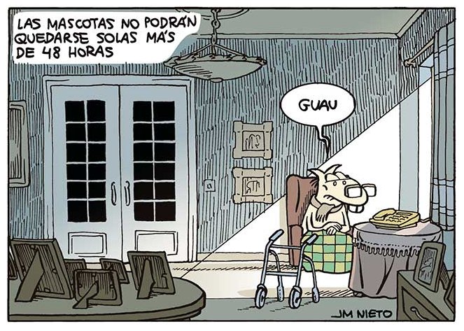 fjbronchalo's tweet photo. Para pensar.

Buenísima la viñeta de @HUMORJMNIETO https://t.co/1TPf2tczGQ