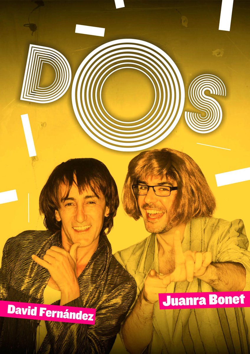 teatroolimpia's tweet photo. No te pierdas, el próximo domingo, una nueva cita con #HuescaHumor y el espectáculo DOS con JUANRA BONET y DAVID FERNÁNDEZ 😁🎭 https://t.co/3gvH0prAER