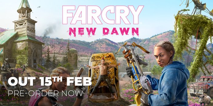 GAMEHayes's tweet photo. I don't know about everyone else but im ready for the #NewYear already! #MortalKombat11 #FarCryNewDawn and so much more! Come in store and #preorder today! https://t.co/BYeadTD2H9