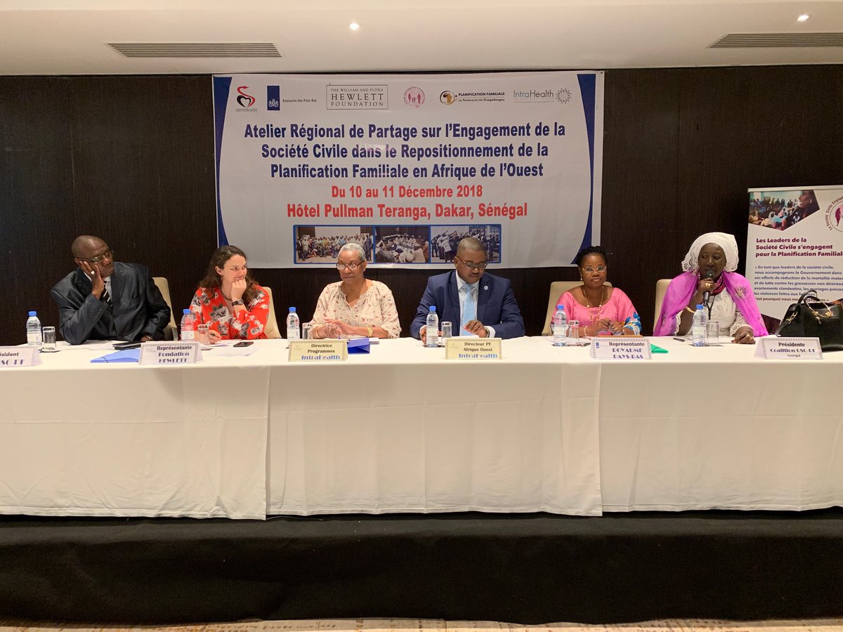 ctoure10's tweet photo. Ouverture ce matin à Dakar de l’atelier interpays des coalitions de la société civile engagées pour la PF en Afrique de l’Ouest. 70 participants venant des 9 pays du partenariat de Ouagadougou. https://t.co/Cx8FBJRhNH