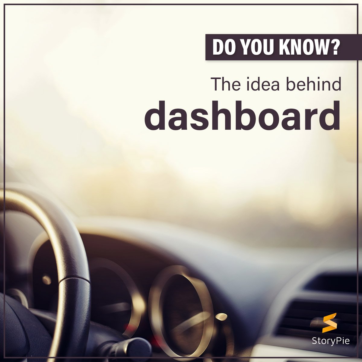 The idea behind dashboard in cars was originally inspired from horse-drawn carriages to prevent mud splattering on the driver.
#DidYouKnow #WhatTheFact #StoryPie