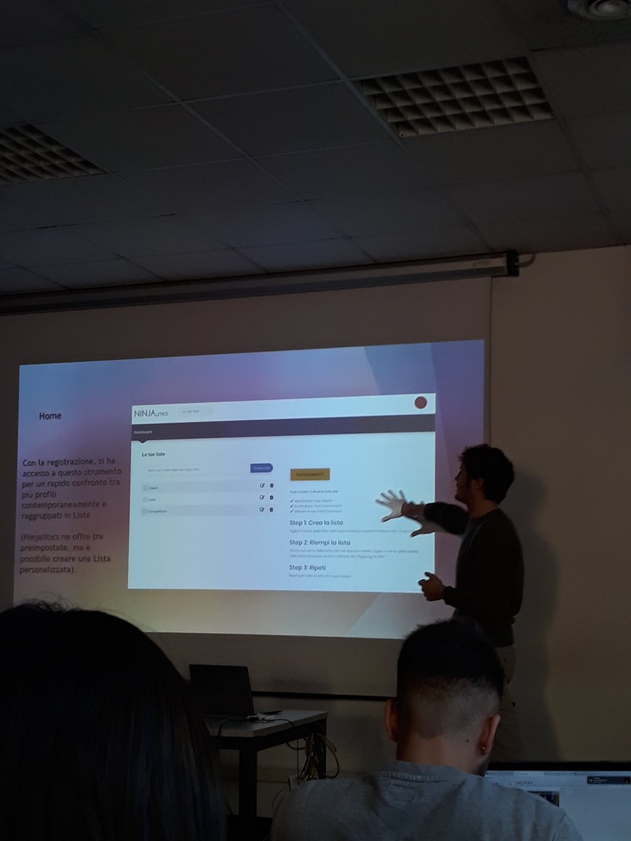 SoniaCel808's tweet photo. Francesco ci fa conoscere il tool di analisi @ninjalitics📊 @DanyCerquetti #igprese #hdemia #ninjalitics #instagram https://t.co/1OdnQZVSVN