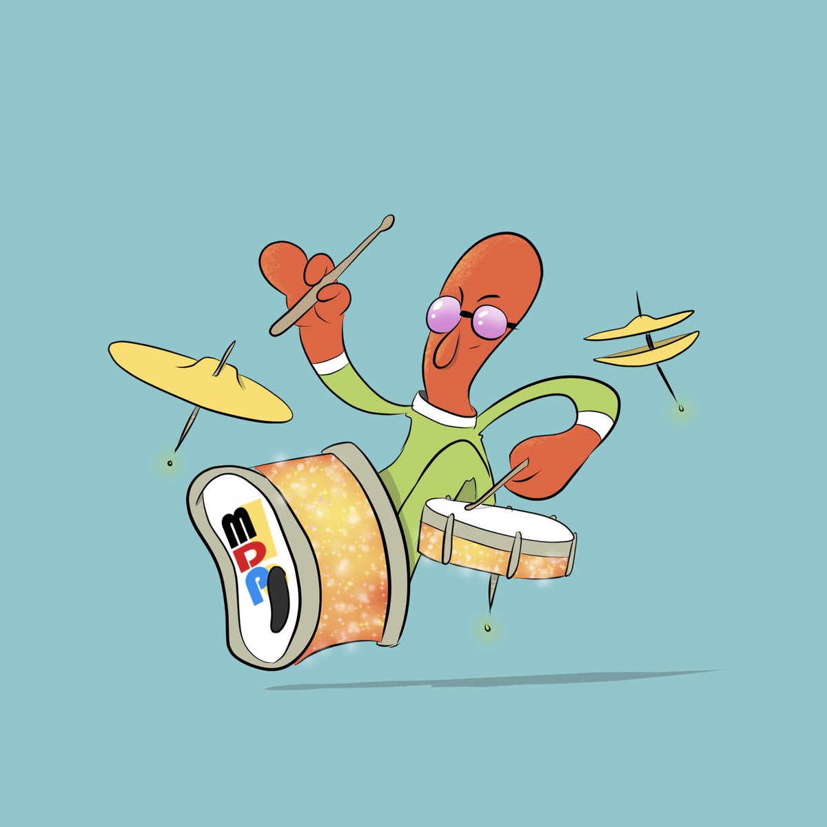 Let's continue with the rhythm section of Mutant Disco Party.
#mutantDiscoParty #ska #funk #mutant #disco #party #drums #alien #band #characterdesign