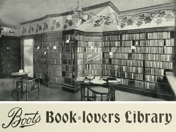 I remember asking my mother, who grew up in the 30s & 40s, about the Boots library, and she said, of course, that’s where we all got our weekly novels. At the time, Boots was as much associated with reading as it was with Calamine lotion and Friars Balsam & Syrup of Figs.