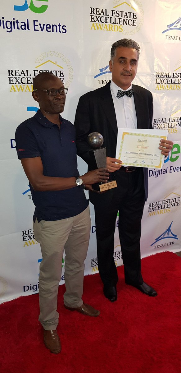 @SollatekKenya have won the best #voltage stabilization equipment supplier at the Real Estate Excellence awards! Read more here: bit.ly/2B4LYFS #VoltageStabilization #RealEstateExcellenceAwards #Kenya
