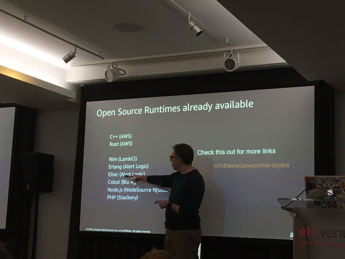 BrianLinuxing's tweet image. Oh lovely, #cobol at #BuildOnAWS with @danilop