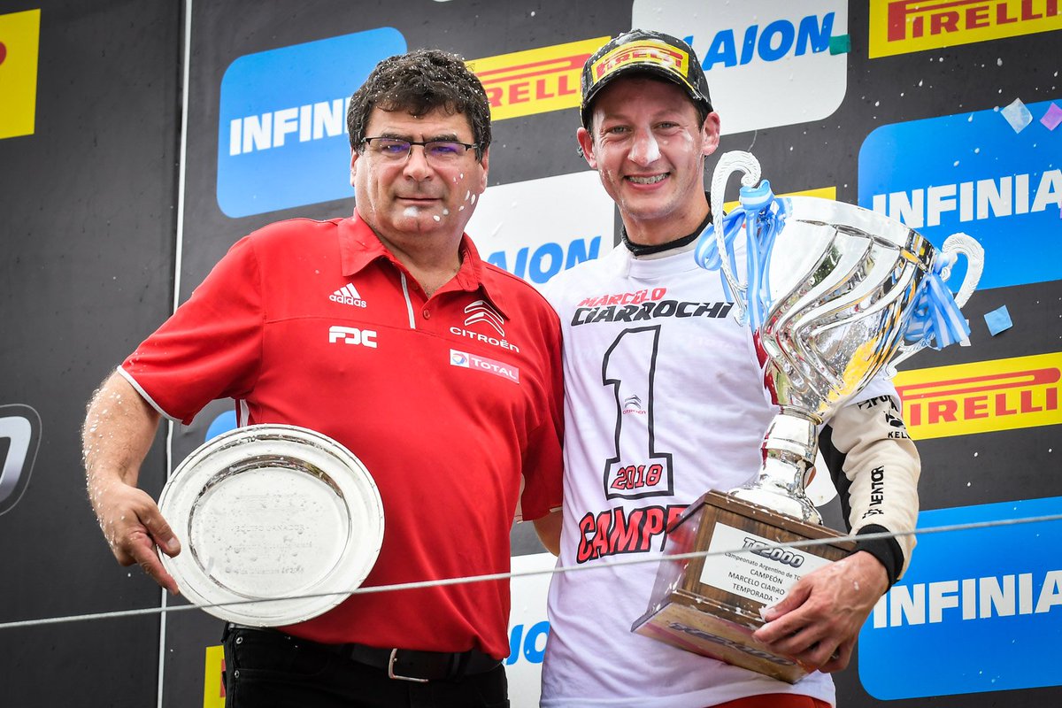 Pirelli Argentina (@pirelli_ar) on Twitter photo ¡Felicitaciones, campeón! Saludamos a <a href="/chelociarrocchi/">Marcelo Ciarrocchi</a> y su equipo, <a href="/citroenarg/">Citroën Argentina</a>, por el título obtenido este domingo en el #TC2000Parana.
.
#PirelliArgentina #PZero ¡Felicitaciones, campeón! Saludamos a <a href="/chelociarrocchi/">Marcelo Ciarrocchi</a> y su equipo, <a href="/citroenarg/">Citroën Argentina</a>, por el título obtenido este domingo en el #TC2000Parana.
.
#PirelliArgentina #PZero