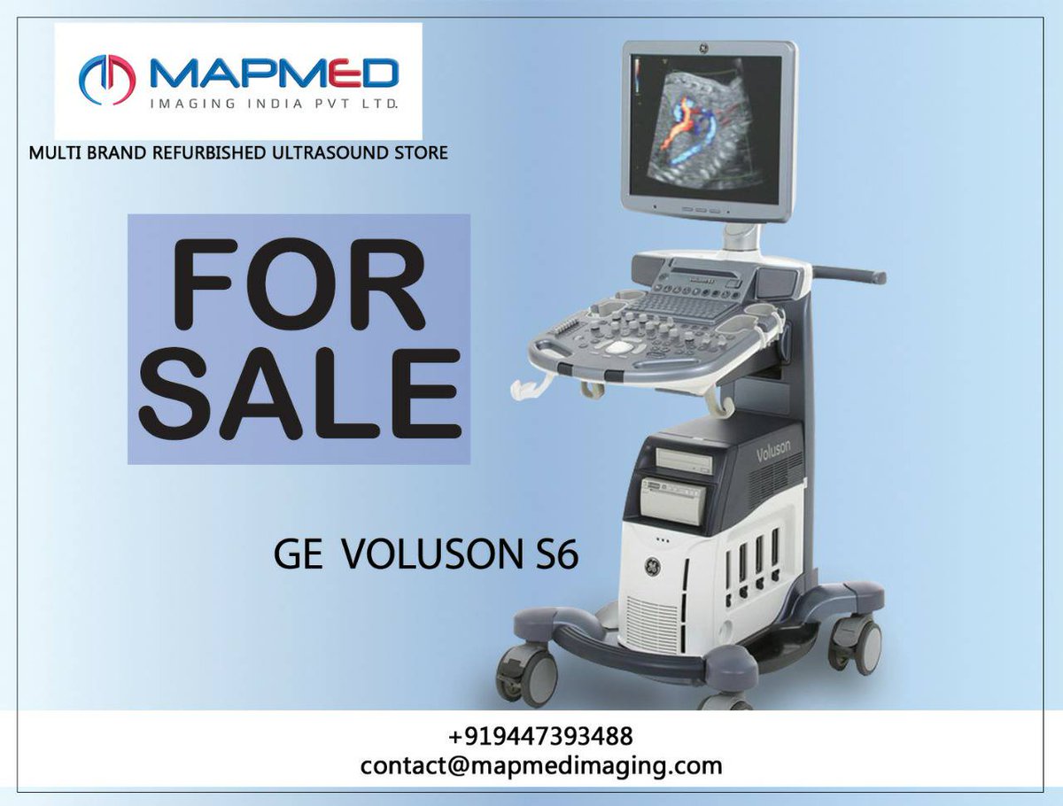 mapmedimaging's tweet photo. GE VOLUSON S6 for Sale

#ge_voluson_s6 https://t.co/RvbOHiAP4A
