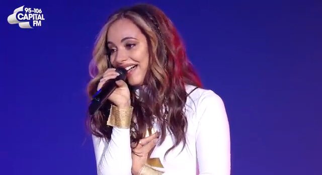 infinityauras's tweet photo. Jade Thirlwall 

#LittleMixAtCapitalJBB 
@LittleMix @CapitalOfficial https://t.co/GbJixX7Rdk