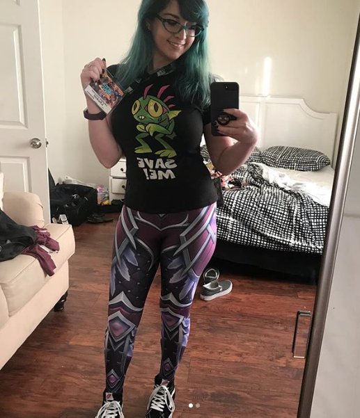 UK CULT APPAREL on X: We spy a cheeky Murloc, and we love @laurenat0r 's  mix-up with this awesome tee and Wild Bangarang Nightborne World of  Warcraft leggings! Match her style here