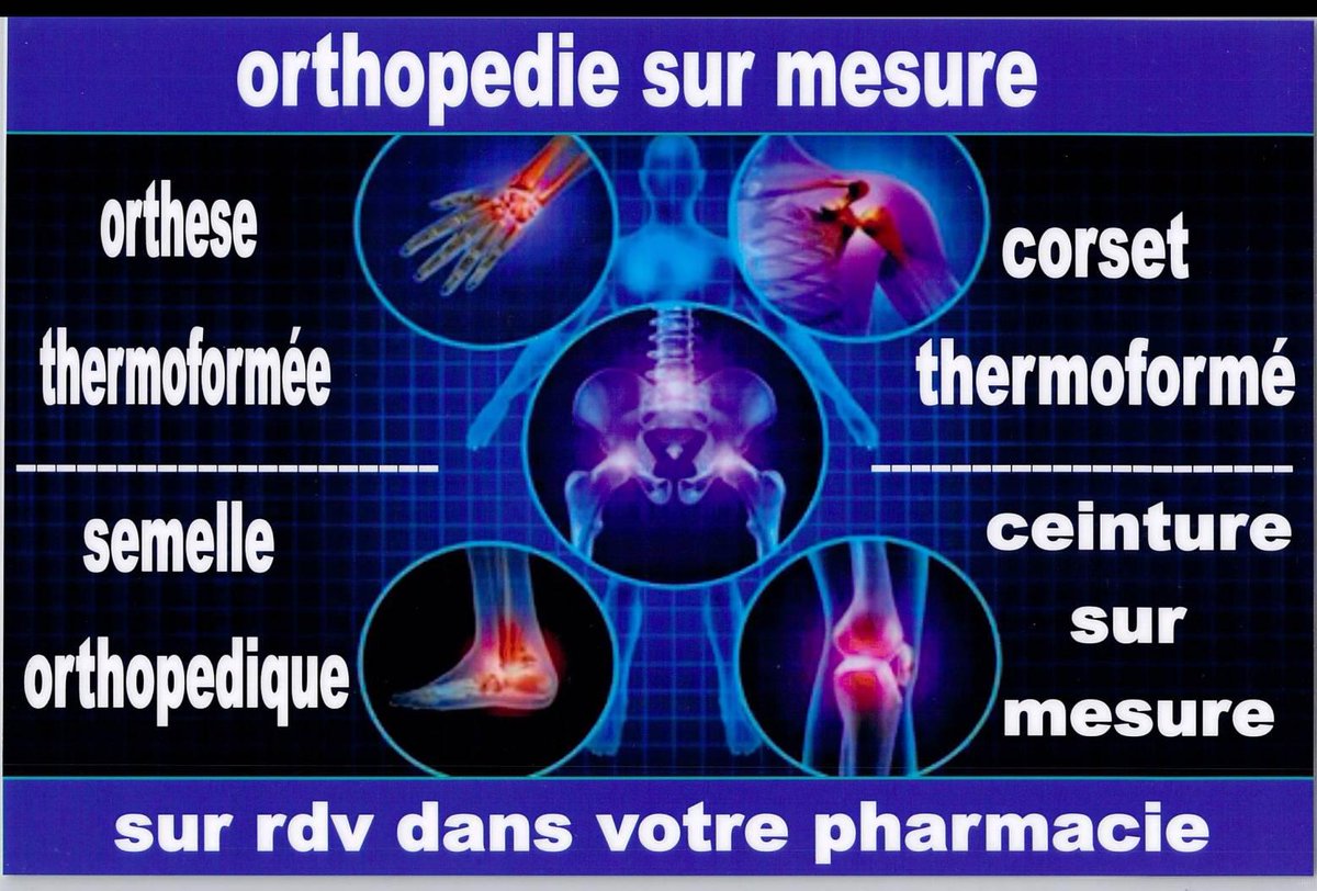 PharmavanceL's tweet photo. Nouveau service dans votre pharmacie : l'orthopédie sur mesure !
#pharmavancerichardlenoir #pharmavance #orthopedie #surmesure #pharmacie https://t.co/P23nsyRZq0