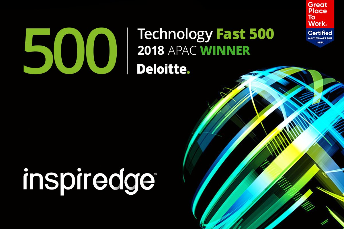 inspiredge's tweet image. #Inspiredge is very proud to be among the &apos;&apos;Technology Fast 500 APAC&apos;&apos; list by @DeloitteTMT. #Technology #Fast500APAC