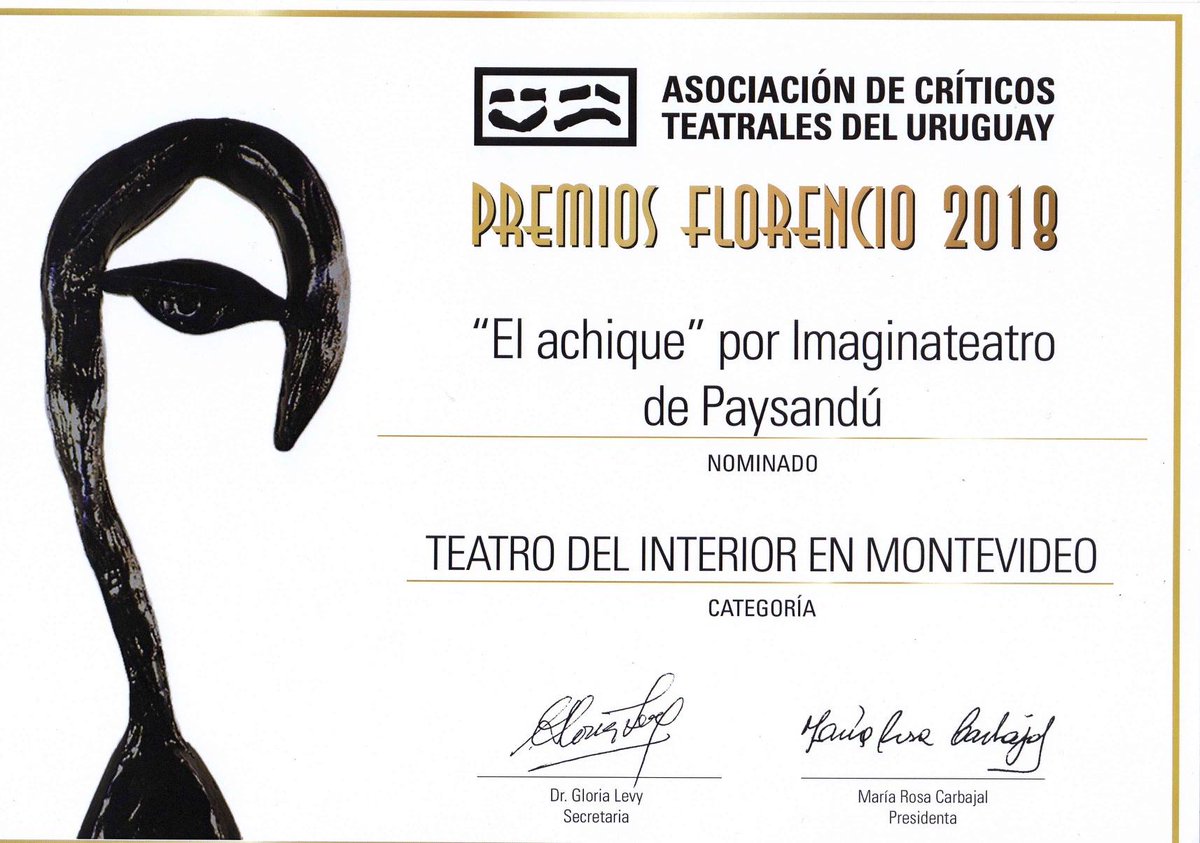 imaginauy's tweet photo. Ya están a la venta las entradas para la función de "El Achique" Domingo 16 de Diciembre - 21 horas - Teatro Florencio Sánchez 
Se pueden adquirir en Espacio Imagina (18 de julio 973) o se pueden reservar al 099964596. 
Unica función. Te esperamos! https://t.co/2UEZIaiRFc