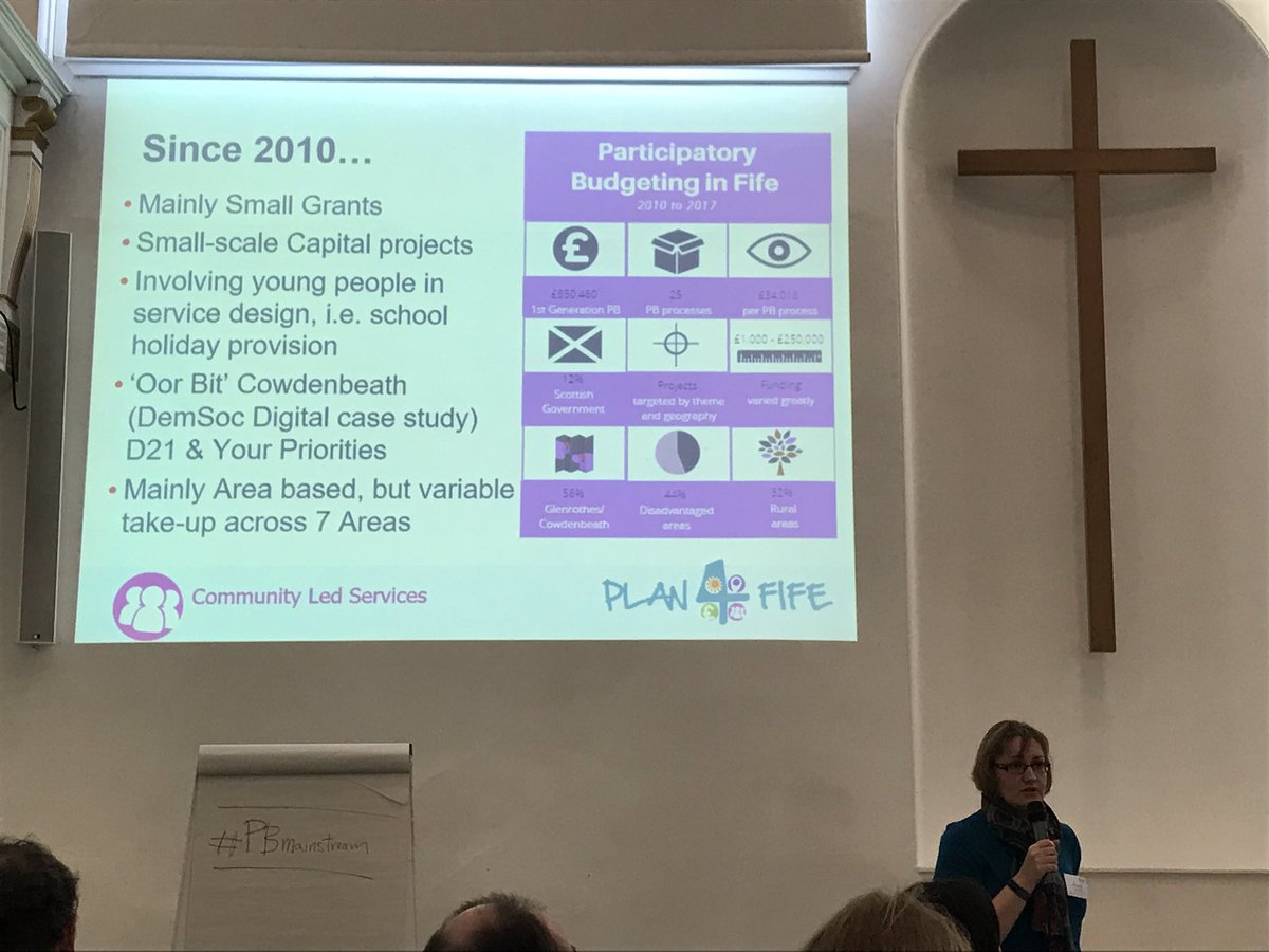 EvelynOD1's tweet photo. @CorynBarclay telling Fife’s PB journey @pb_scotland #PBmainstream https://t.co/2aSdcTKbDS