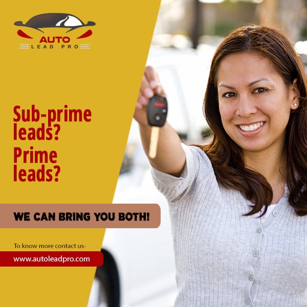 AutoLeadProUS's tweet photo. Whether your dealership focuses on subprime or prime auto leads,we have the knowledge and
experience to bring growth in your business with quality leads.
Know more from - https://t.co/CaeBGdFton
#AutoLeadPro #LeadProviders #SubprimeAutoLeads #LeadGeneration #Automotive https://t.co/kJN9WMGFsq