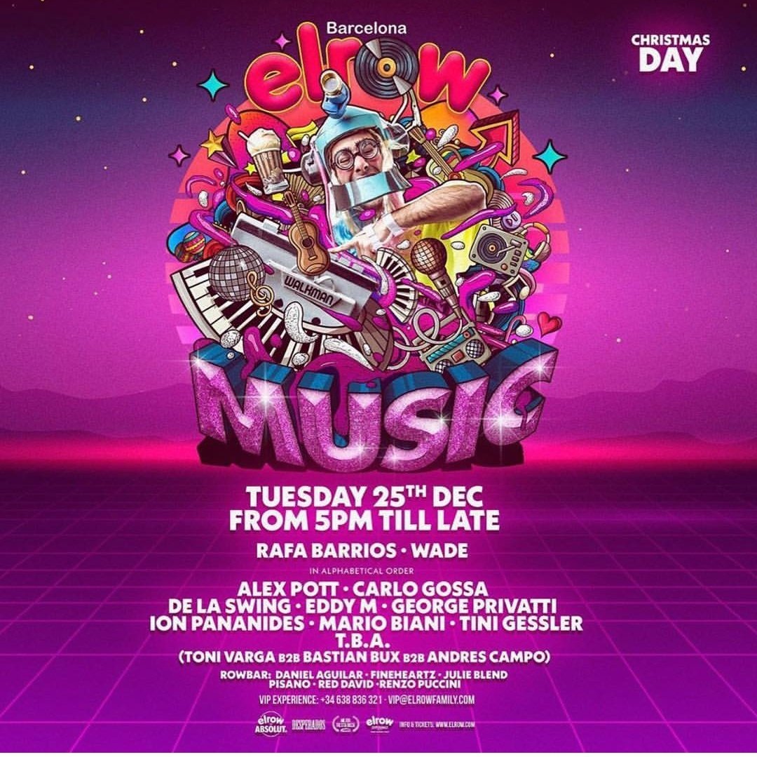 Cómo me gusta una Navidad en familia !! El 25 de dic lo bailamos en casa! 🙌🙌🙌
#mariobiani #music <a href="/elrow_/">elrow</a> #techno #techouse