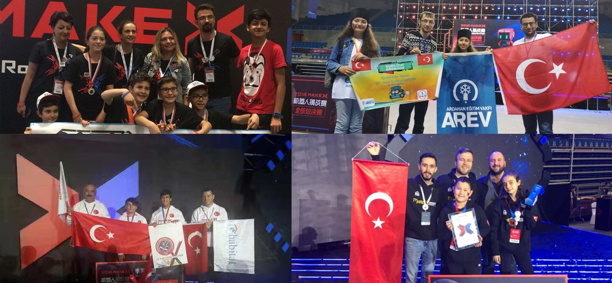 2018 MakeX Robotik’e Türkiye damgası. 🤖🇹🇷

Haber 👉bit.ly/2L62xG1 

#Eğitim2023