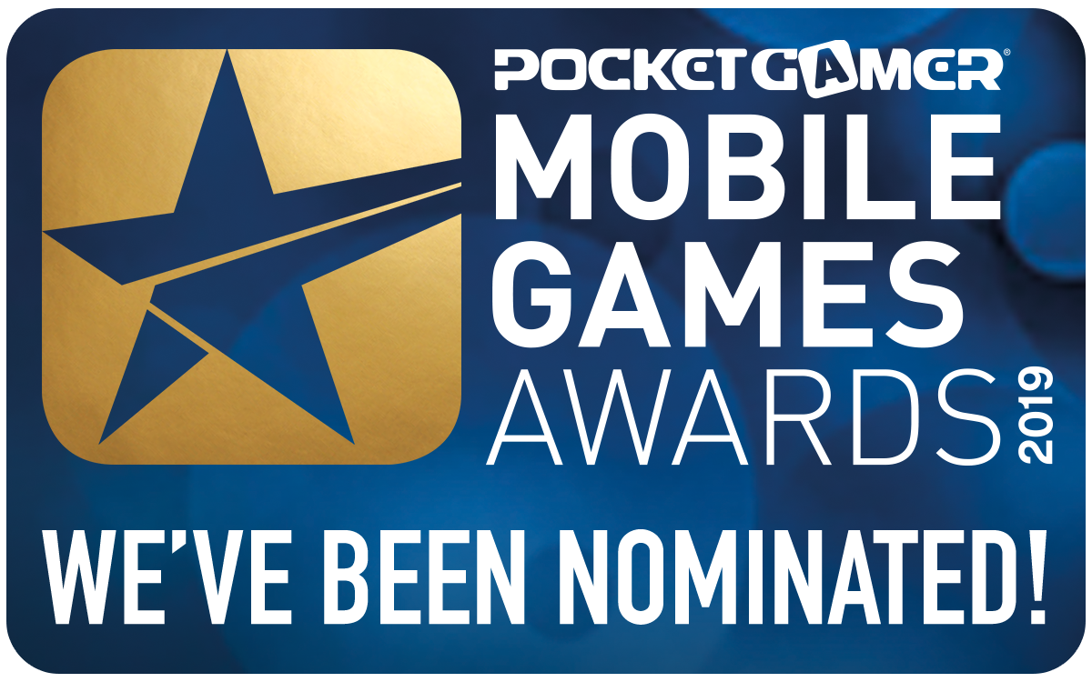 Simteractive's tweet photo. Delighted that Simteractive have been nominated in the Best Indie Developer category at the Pocket Gamer Mobile Games Awards 2019!

https://t.co/KI9acpcyUN

@pgbiz @PocketGamer #GameAwards #GameDev #IndieGameDev https://t.co/zoTjTyZqqK