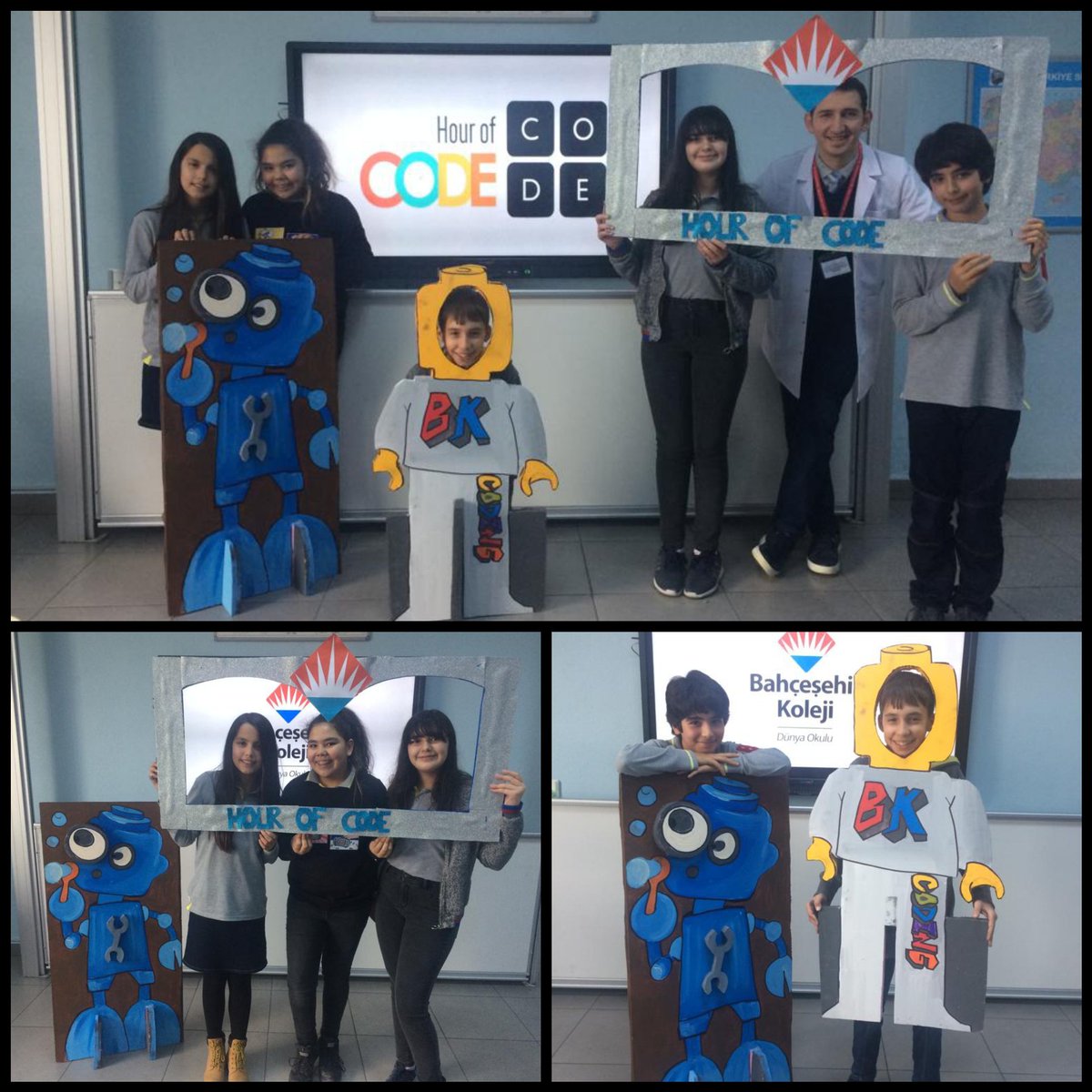 BKDalaman's tweet photo. Dünya Kodlama Saati (Hour Of Code) etkinlikleri kapsamında 3D Tasarım, Arduino ile elektronik uygulamalar ve kodlama etkinlikleri gerçekleştirilmiştir. #dünyakodlamasaati #BahcesehirKodluyor #codeweek #hourofcode #HourOfCodetr #bahcesehirkoleji @denizozturk @hourofcodetr https://t.co/wdewwFSBkN