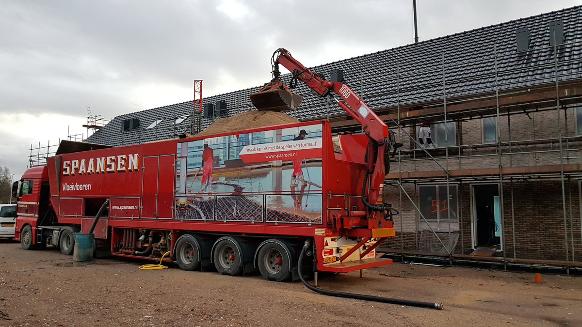 Vandaag gestart met de gietvloeren #DeGroeneHoogte #Soesterberg #Heilijgers #Wencop #Woutersafbouw