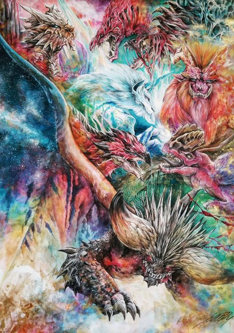 モンハンの絵描いてます( ・`ω・')

#MHWorld  #MHW #モンハン #MonsterHunterWorld 
#モンハンワールド #몬스터헌터 