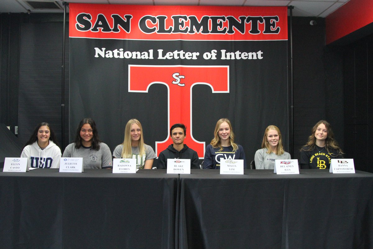 <a href="/preps365/">Preps365</a> just wanted to make sure we shared some of the the 2018-19 Early Signees. Attached are the November '18 San Clemente Tritons <a href="/SCHSTritons/">Triton Athletics</a> . View full list here; sanclementeathletics.com/news_article/s…
