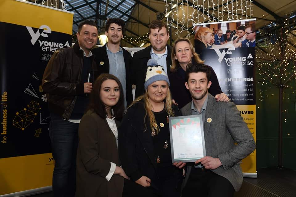 The winning team at The Big Market