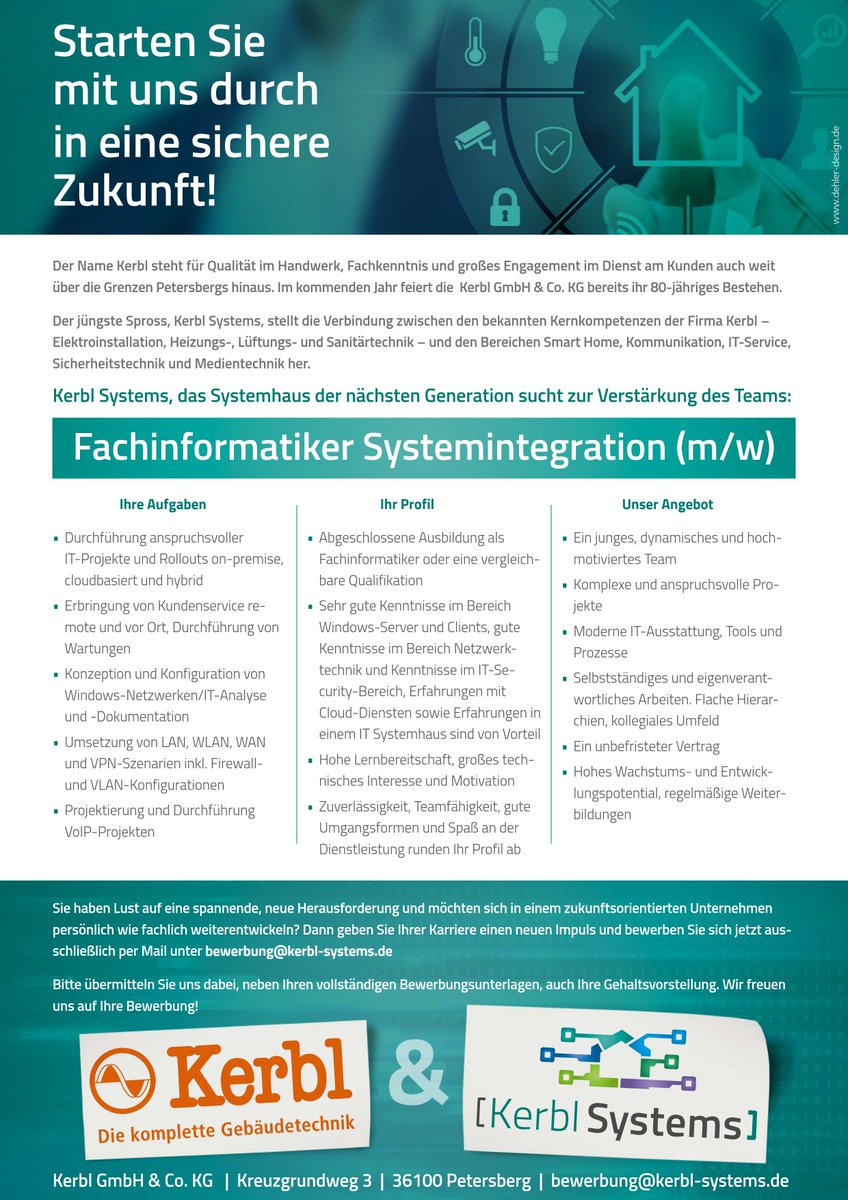Wir suchen Verstärkung 🤓 #Fachinformatiker #FISI #Admin #IT #wirsuchen #Job #Fulda
