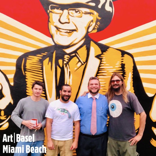 DrJaneOfficial's tweet photo. Yesterday we wrapped up #ArtBaselMiami, where our own Dr. Weyback had the opportunity to contribute to this gorgeous @OBEYGIANT mural, alongside @zagnutz! Stay tuned for more from the event! #artbasel #artbasel2018 #miami #miamibeach #southbeach #doctorjane #mobilemedicine https://t.co/8Jk9rOER6p