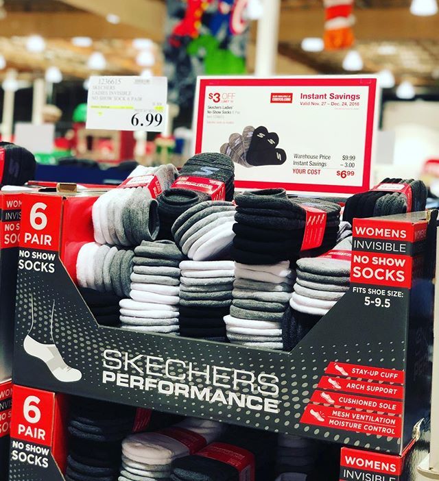 skechers no show socks costco