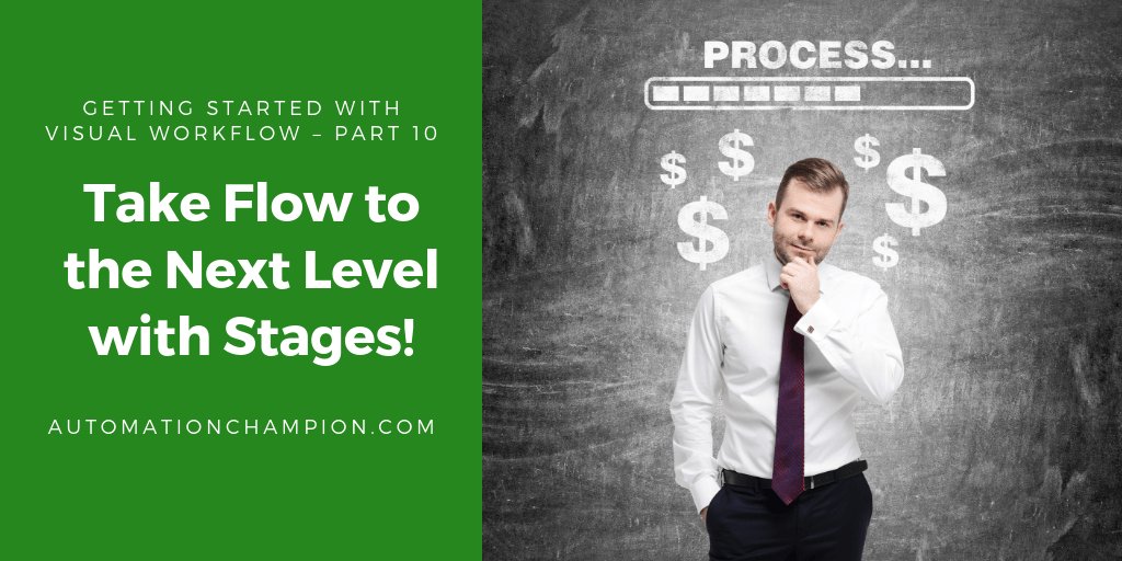 rakeshistom's tweet image. Getting Started with Visual Workflow – Part 10 (Take Flow to the Next Level with Stages!) #Salesoforce #VisualWorkflow #SalesforceAdmin achamp.co/2UwTgeG