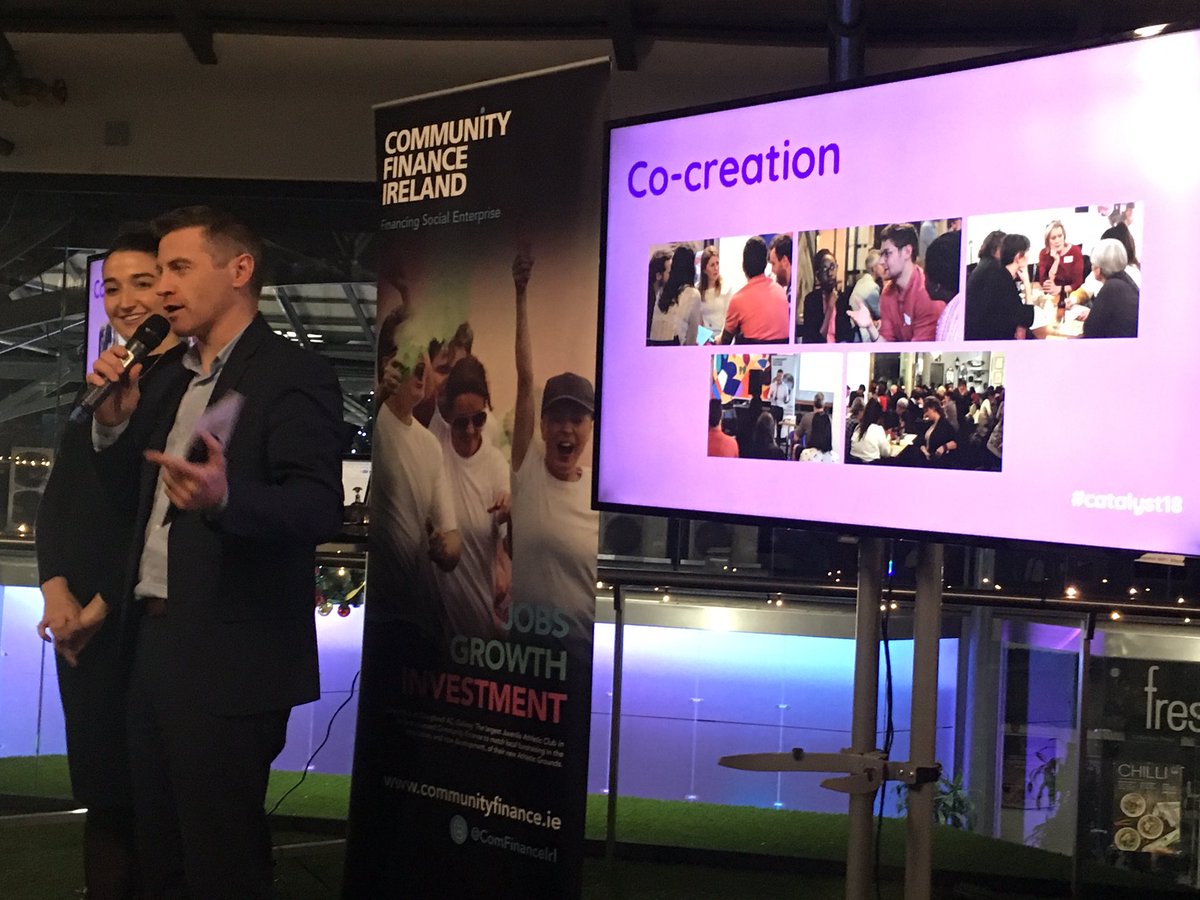 We delighted to be part of the final #catalyst18 event of the year. Thanks a million to <a href="/donal76/">Donal Traynor</a> of @ComFinanceIrl for sponsoring the events and including us.