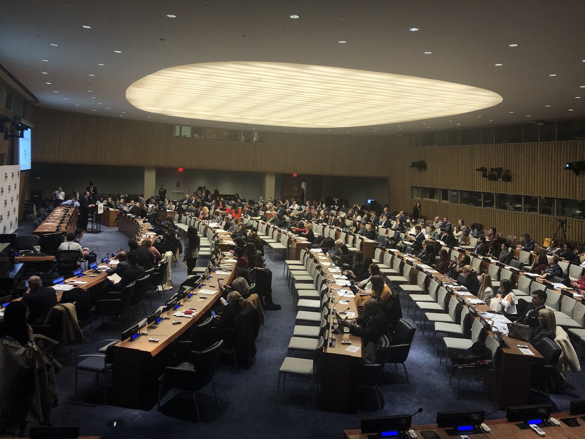 NBCLatino's tweet photo. For the first time nearly 200 Latino leaders are sitting inside the UN General Assembly conference room to discuss strategies to move the Latino community forward. #HispanicSummit2018 https://t.co/M9K9R5zOXM