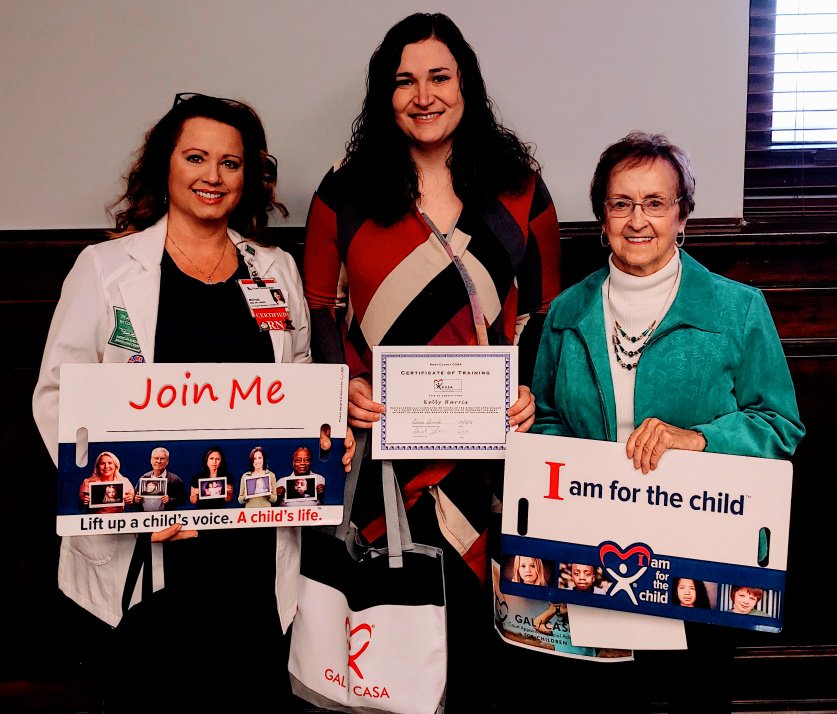 Congratulations to Melinda, Kelly and Jill on swearing in today!  We welcome you to our CASA Family!!