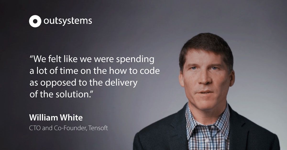 OutSystems's tweet image. #Tensoft wanted to provide more value to existing and new customers, but they were spending more time on coding solutions than delivering them. Learn how OutSystems allowed them to deliver customer applications at scale. bit.ly/2B9v74Z @TensoftInc
