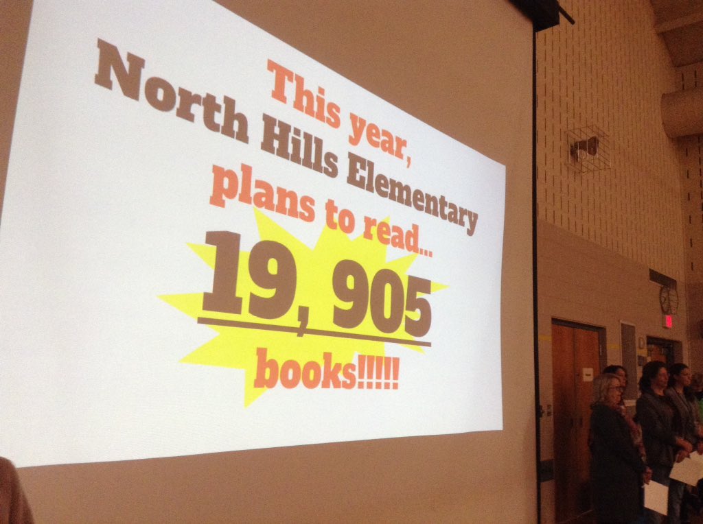 NHE 2018-2019 Reading Goal! Let's send our teachers to camp!