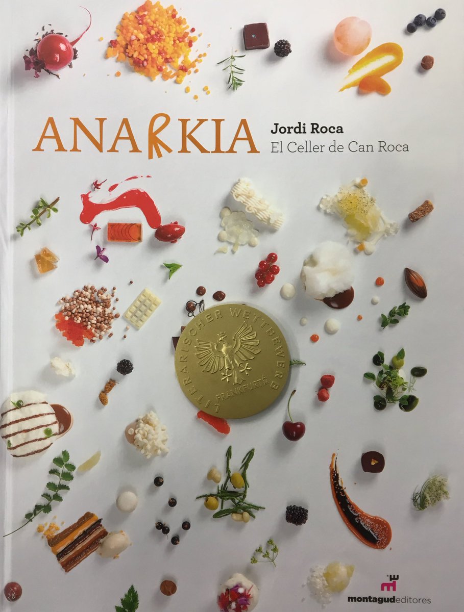 ANARKIA de <a href="/jordirocasan/">Jordi Roca Fontané</a> recibe la medalla de oro de la academia alemana de gastronomía al mejor libro del año. Felicidades!!!! 

libreriagastronomica.com/es/libro/anark…