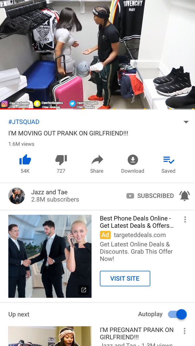 juhnaimisstay's tweet photo. @imlilperfect @tae_thuqqin still watching been up for 24 hour straight 🙂 I love y’all the best couple ever💙 I #JTSQUAD https://t.co/WgYr1Am1IK
