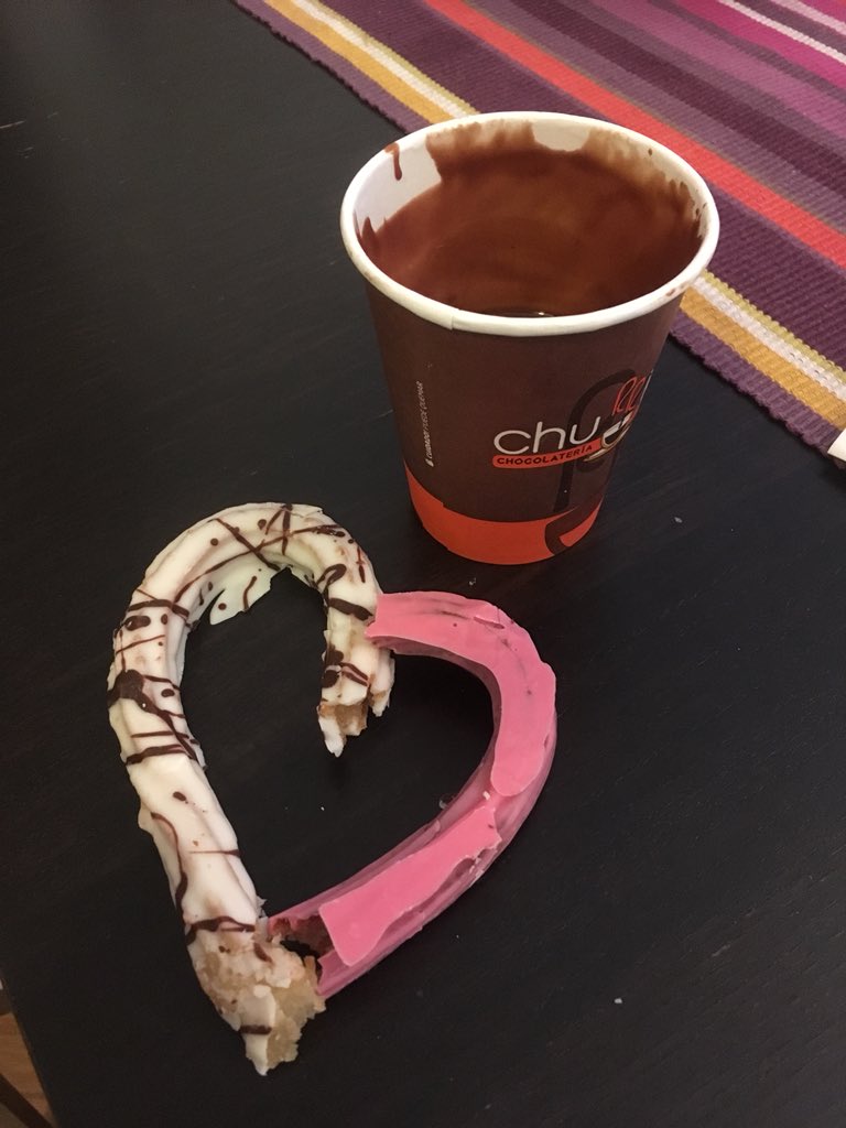 So happy to be back in Madrid, preparing for Chispas y Ritmos de un Huracán” <a href="/Teatro_Real/">Teatro Real</a>. The orchestra was sounding amazing this morning, and after our rehearsal I treated myself to some churros and chocolate. When in “Rome”... 😃