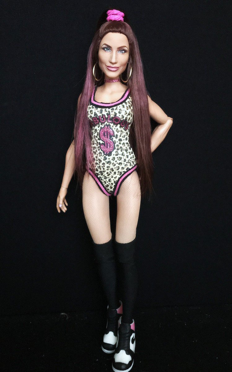 NEW! WWE Superstar, and all around Fabulous woman, <a href="/CarmellaWWE/">Mella Is Money 🤑</a> doll I made! #wwe #wwecarmella #SmackDown