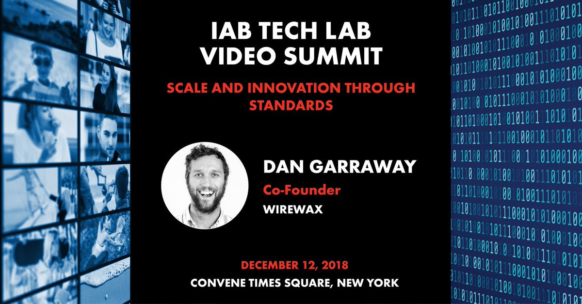 WIREWAX's tweet photo. Two more sleeps until WIREWAX No.2 Dan Garraway takes the stand at the sold-out @IABTechLab #Video Summit in New York.
@iab #videosummit https://t.co/7odbcxv2kD