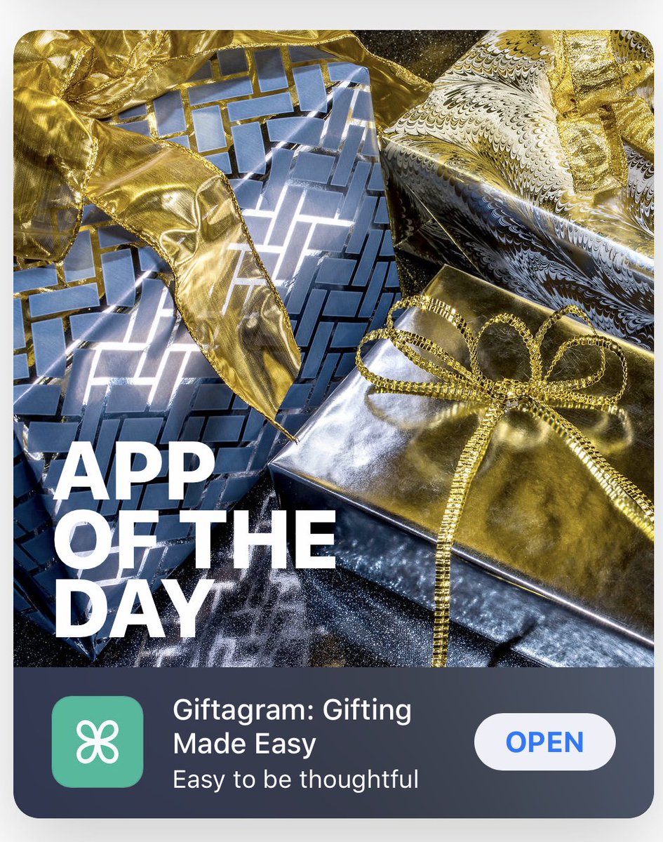 Check out Giftagram on the <a href="/AppStore/">App Store</a> Today page in 🇺🇸! Thanks for the love.