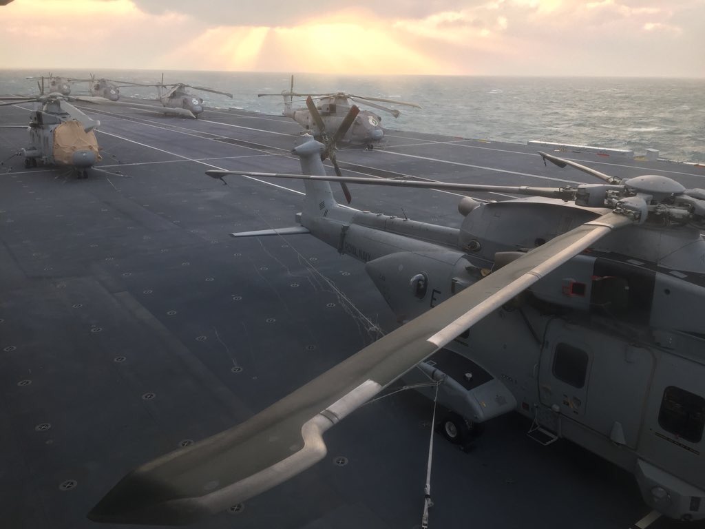AdmPhilipJones's tweet photo. BZ also to the many other elements that participated in WESTLANT 18. Some arrive home today, others returned ahead of @QNLZ but all have made a significant contribution, including COMCSG staff, @HMS_MONMOUTH, @RFATIDESPRING, 820 NAS, 845 NAS 'Furious' Flight &amp; L Coy @42_commando https://t.co/gV2FDl7jzG